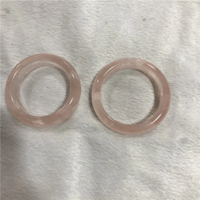 

Wholesale Rose Quartz Crystal Bangle Natural Pink Rose Crystal Bracelet for sale