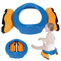 

Baby Travel Foldable Potty Chair 2 in 1 Seat Kids Comfortable Portable Toilet Assistant Eco-friendly Stool PP Plastic portable
