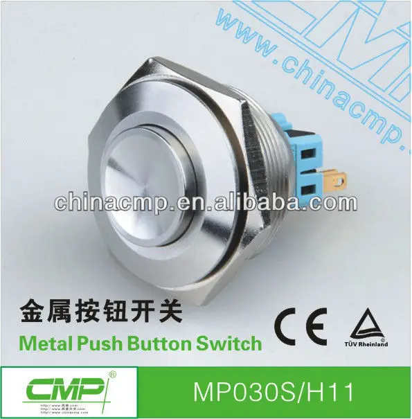 CMP illuminated onoff push button switch(CMP 30mm Series,CE and TUV approval)