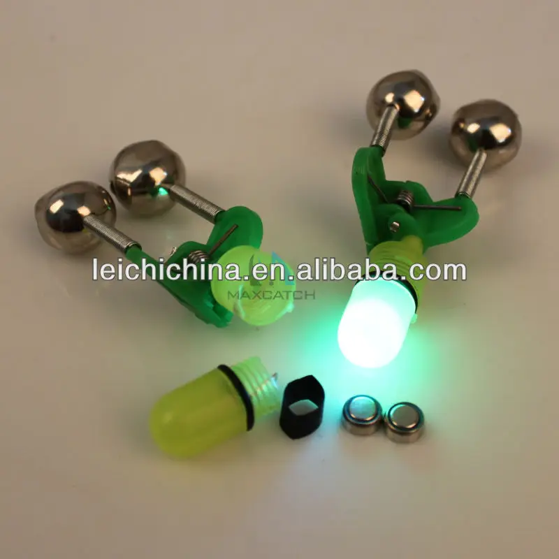 LED light bite alarm fishing rod bell