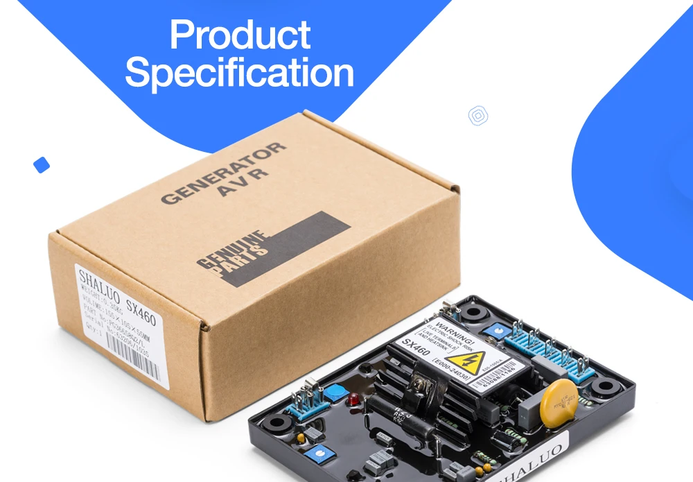 Tarjeta Avr de repuestos para generador diésel sin escobillas SX460