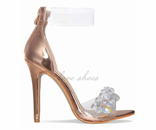 rose gold ladies shoes