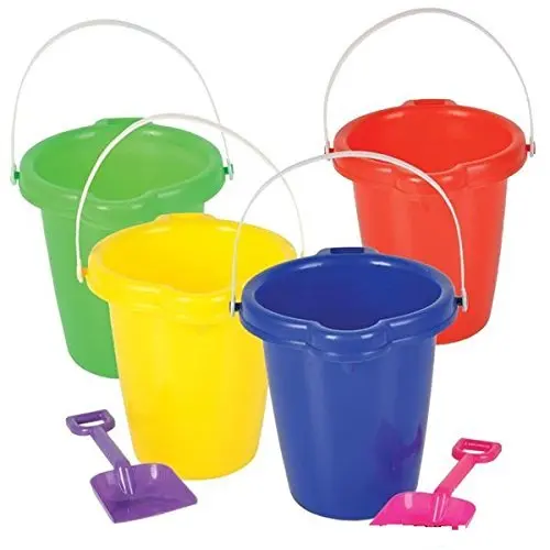 plastic sand buckets