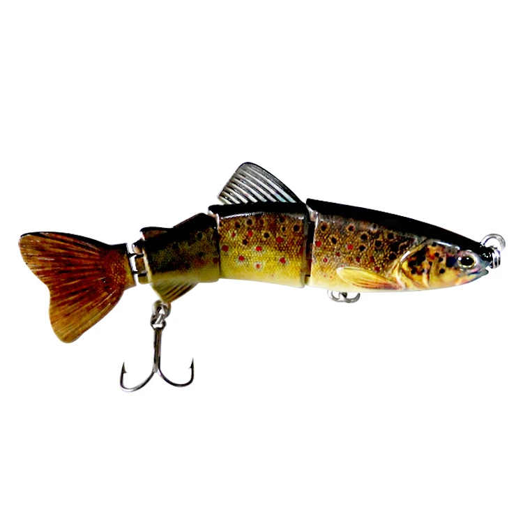 

Gorgons 6.5'' 165mm 42g 4 segmented bass swimbait musky jointed fishing lure