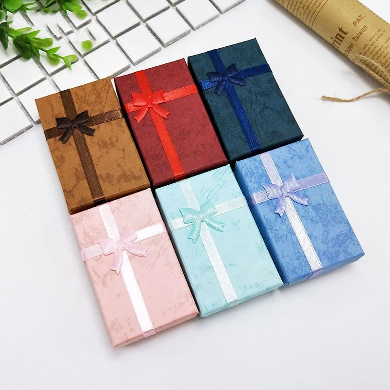 

Wholesale cardboard custom made colorful handmade jewelry packaging box Jewelry Packaging PaperJewelry Gift Box with foam, Customized