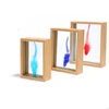 Modern Design Christmas Gift DIY Float Frame Creative Home Decorative MDF Float Frame Material Double Glass Photo Picture Frame