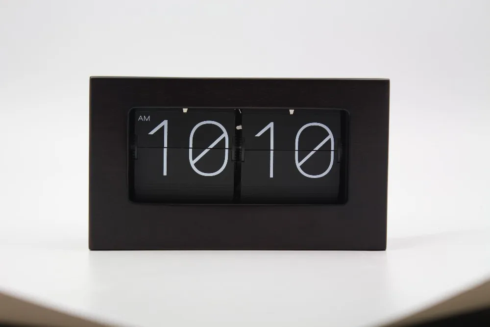 Wooden Box Clock Bamboo Flip Clock Buy Wooden Flip Clock,Auto Flip
