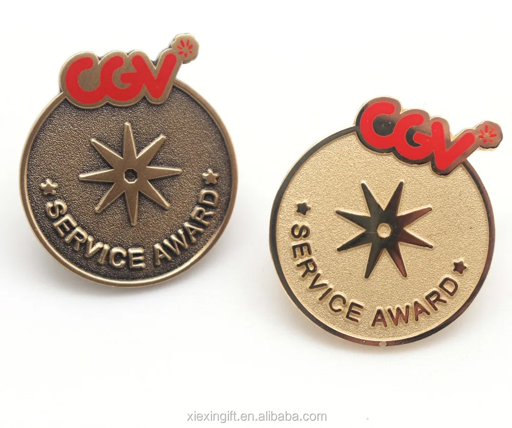 Cheap custom logo metal blank magnetic name badge