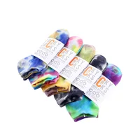 

5 designs summer tie dye ankle socks men,buy funky socks online