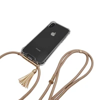 

YOFEEL Newest Necklace Phone Case With Tassel & Diamonds&Metal Ring Customize