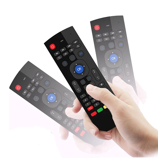 

Wholesale 2.4Ghz Wireless MX3 Air Mouse Keyboard Remote Control For Smart TV Box, Black