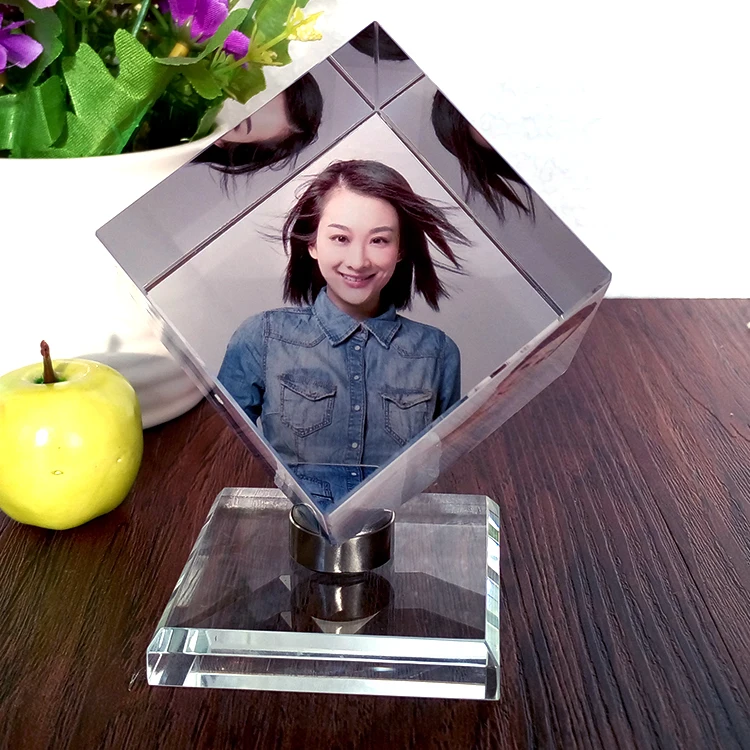 Wholesale Sublimation Blank Crystal Photo Frame Personalized Custom