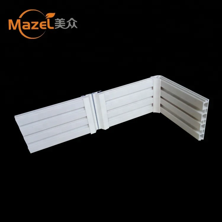 
Kitchen cabinet floor kick board black plastic skirting board 