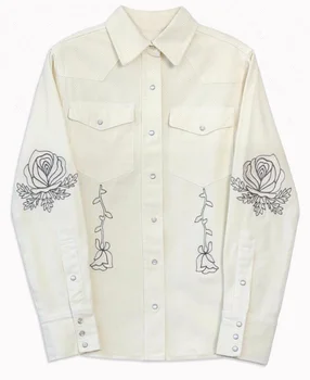 camisas vaqueras blancas mujer