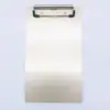 Factory wholesale custom logo printed office writing metal clipboard