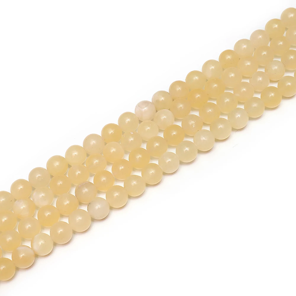 

Wholesale Esoteric Products African Jewellery Beads Yellow Topaz Gemstone Price Beads For Jewelry Making Honey Jade Yellow Jade