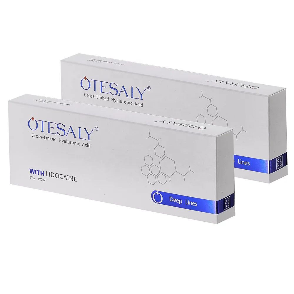 

OTESALY Original brand 2ml hyaluronic aicd dermal filler with LIDO injectable gel for deep lines