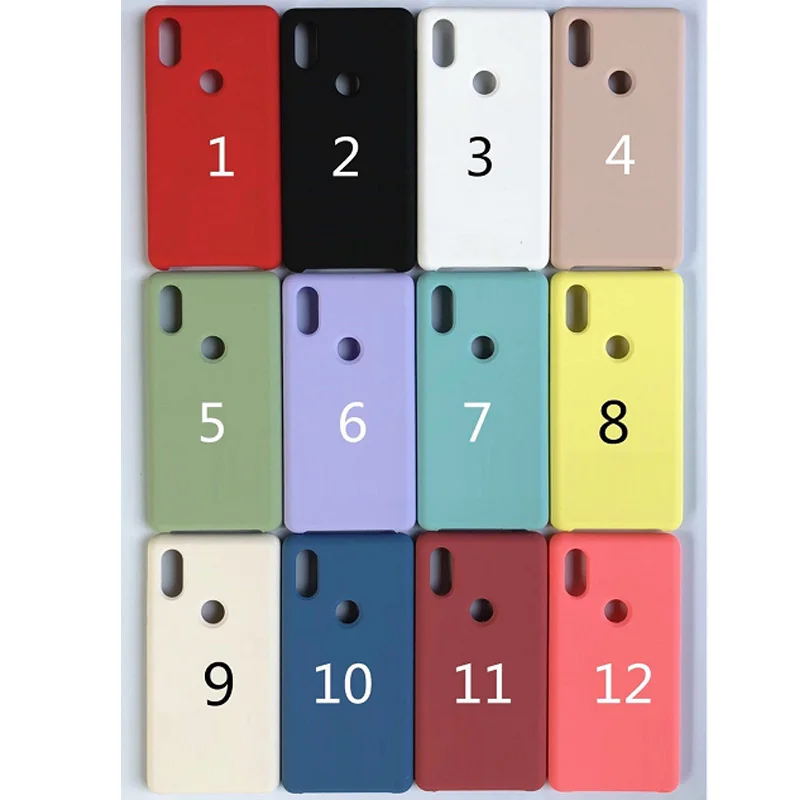 Colorful luxury silicone cell phone cover for iphone 7Plus /8 Plus slim liquid mobile case