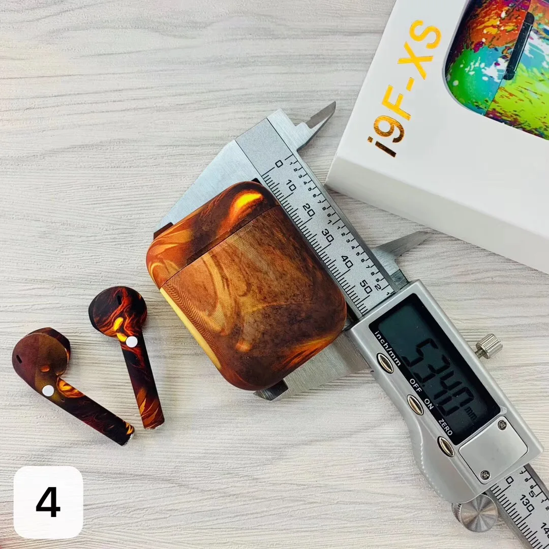 TWS i9F XS Painted Earbuds BT5.0 Wireless Earphones Dual Side Calls Auto Pairing Headphones With Charging Box - ANKUX.COM