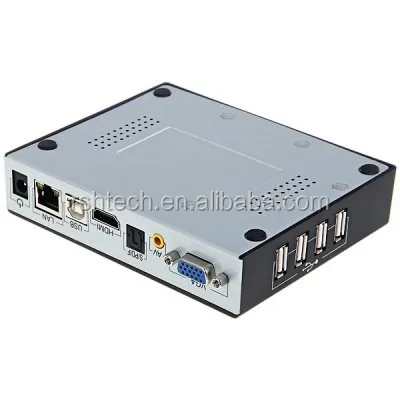 

stock model clearance price dual core smart tv box ,customized RTC battery ,external SATA 2.5 inch hard disk , and VGA prot