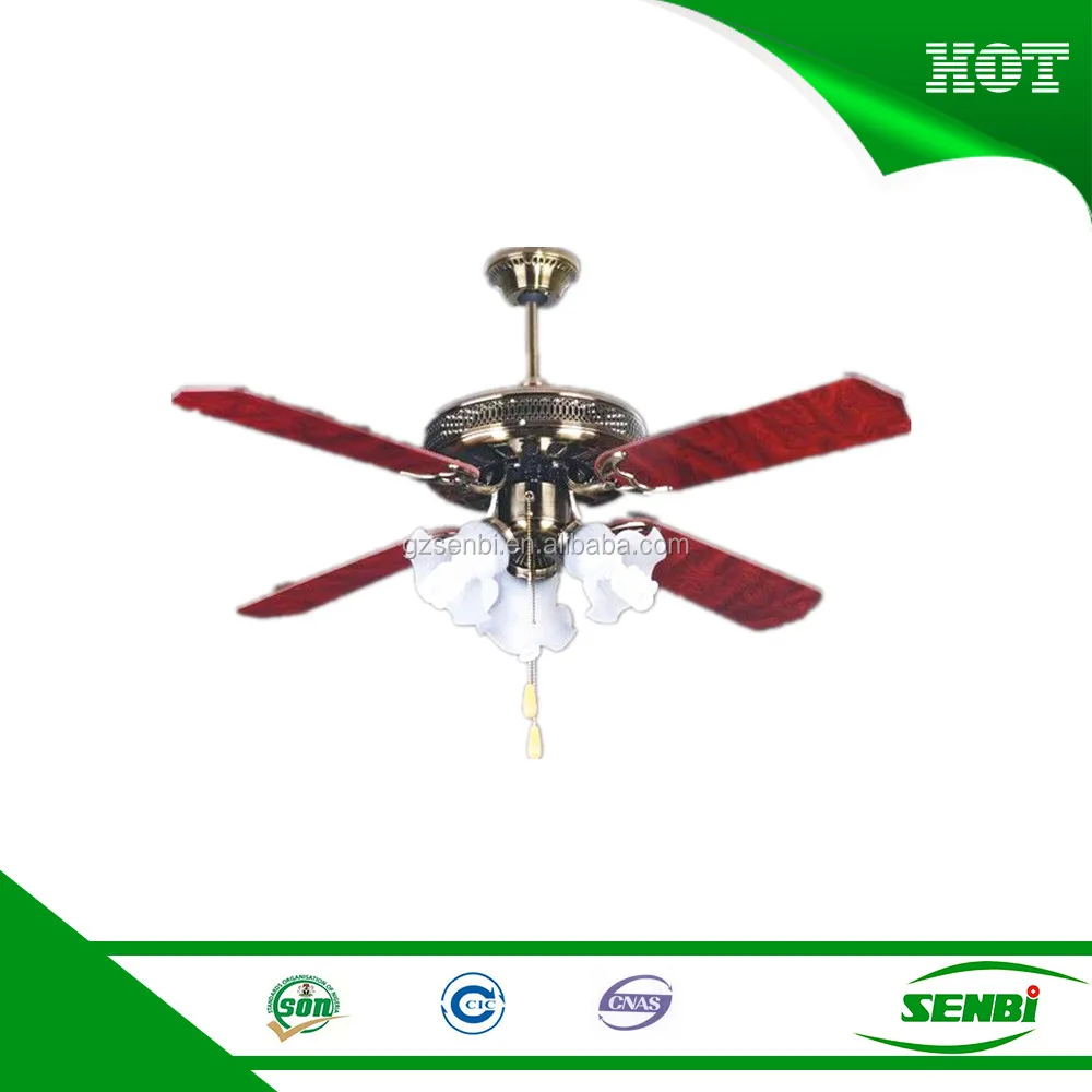 lights&lighting 360 degree 52'' led ceiling fan with wood blade