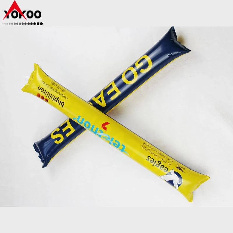 
PE inflatable stick, thunder stick, inflatable cheering stick for sports events or cancerts 