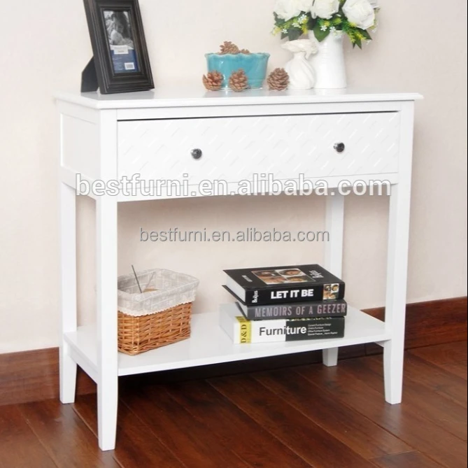 console sofa entry table