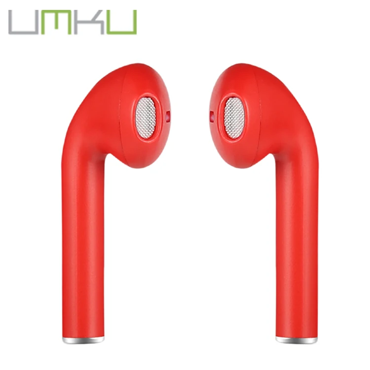 i12S Red TWS bluetooth wireless earbuds headphone for Iphone