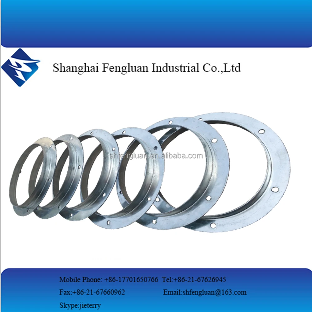 Flange Of Ventilation Fitting Hvac Ventilation Systems Air Duct Flange