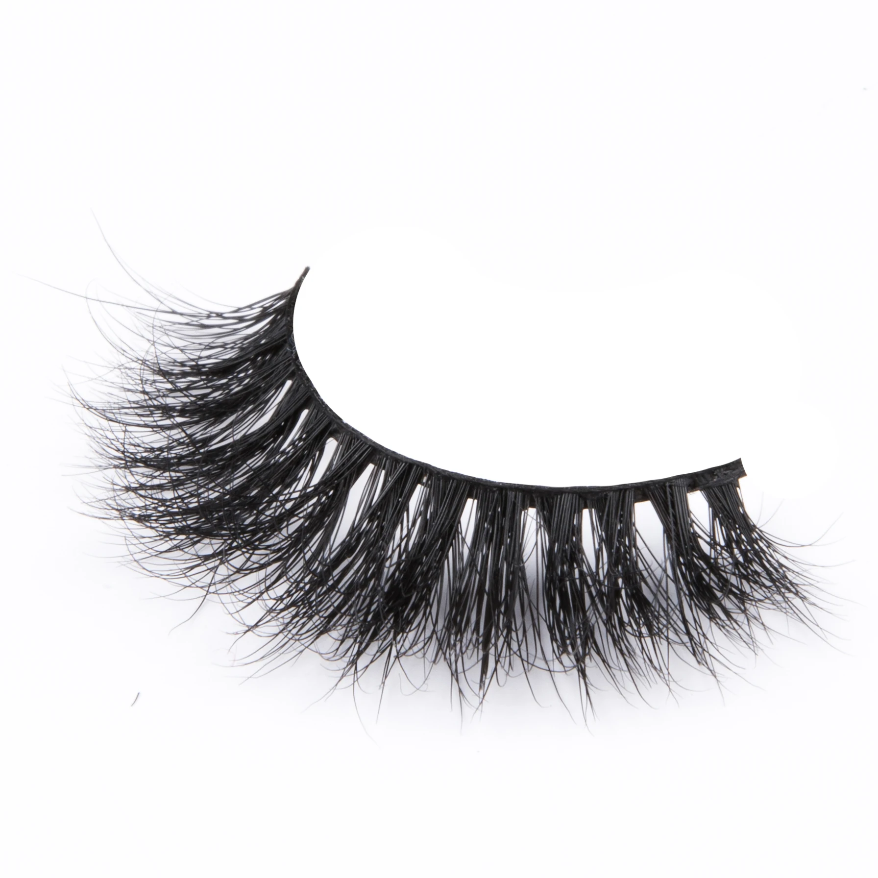 

6D05 mink lashes provide eyelashes samples with false eyelash packaging box, Black color