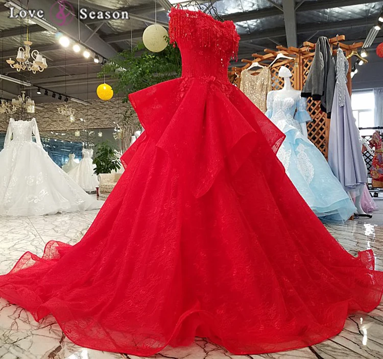 

Jancember LS45852 long red gown applique elegant prom evening dresses embroidered in stones