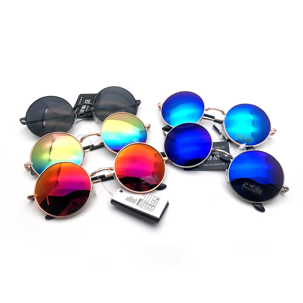 

DLL032 Retro Style Sun Glasses Metal Round Fashion Sunglasses
