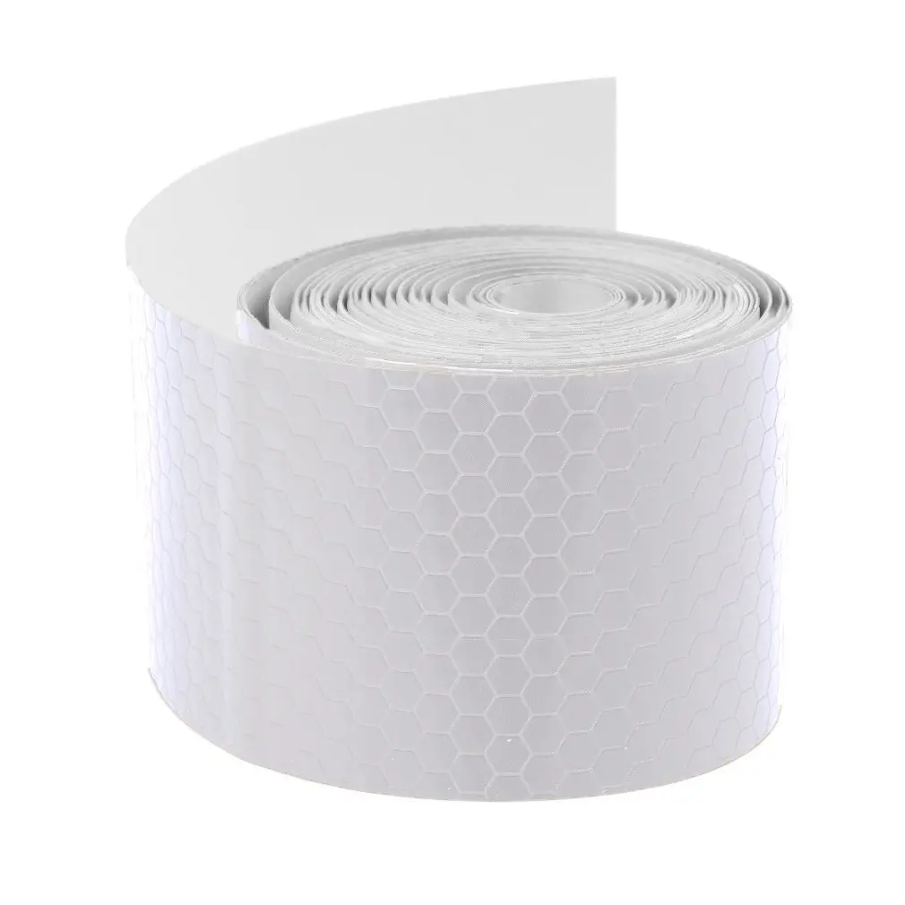 Kocome Chic 2X118 Reflective Safety Warning Adhesive Engineering Marking Tape Sticker Red-White