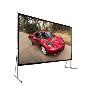 Portable 90 inch 16 9 Fast Fold Projector Screen