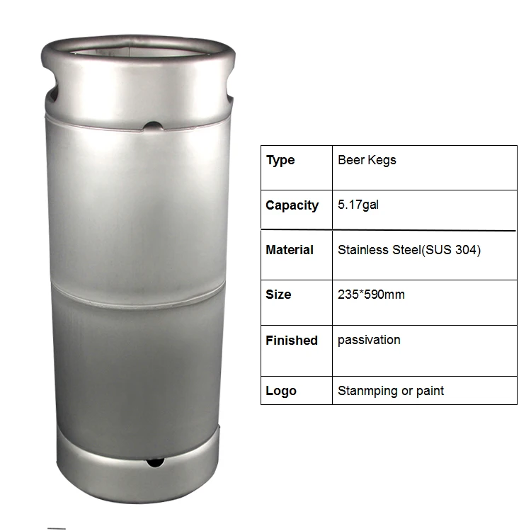 Us 1/6 Draft Beer Keg/ Slim Keg /5.17 Gallon Keg Buy Beer Keg,1/6 Keg
