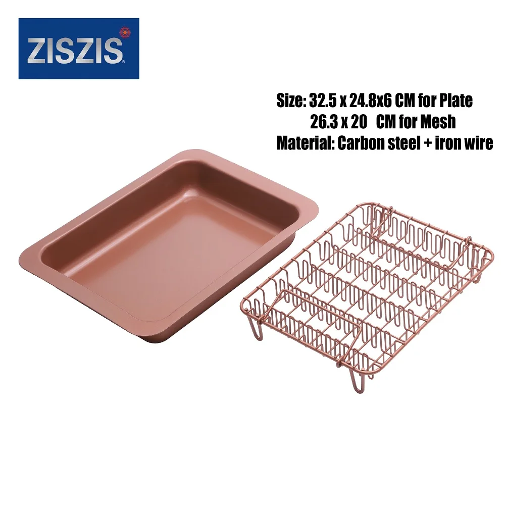 Crispy Ovenbacon Drip Rack Tray With Pan With Nonstick Easy Clean