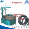 Waste tire cutter/debeader machine