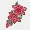 handmade mesh flowers Custom Embroidery Patch chemical Patches for clothing garment shoes for kids Shirt hat Decoration