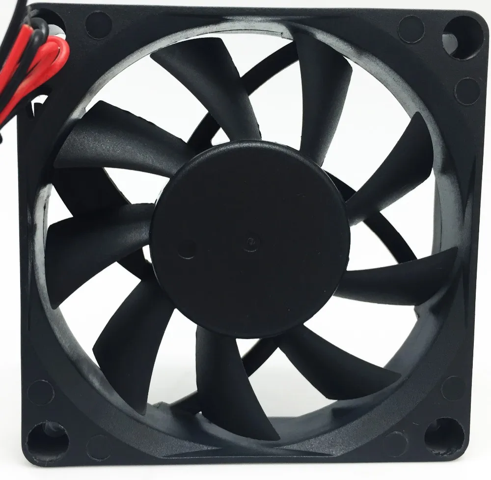 Qifang 5v 12v 24V 7015 70MM dc electric brushless slim  radiator cooling fan