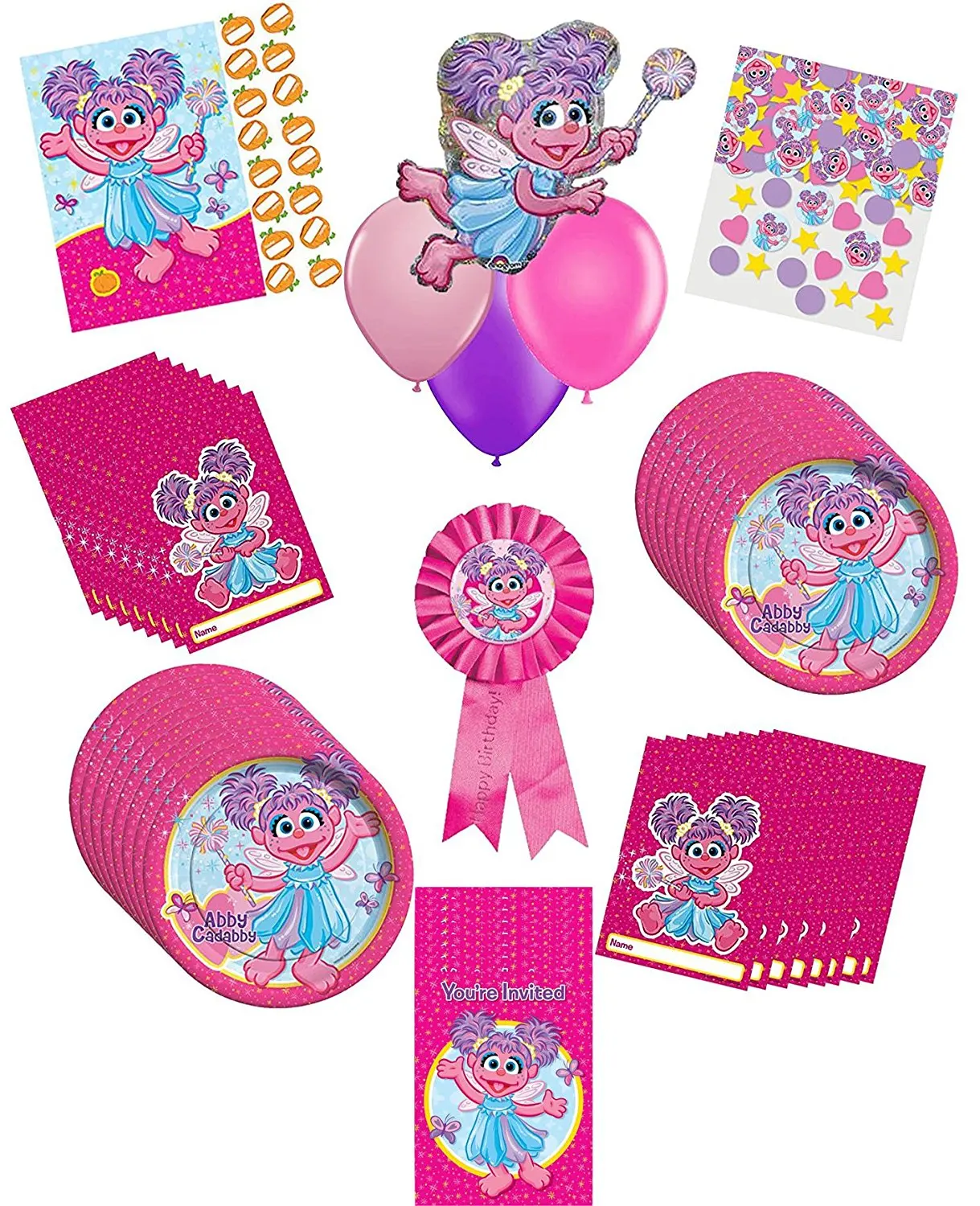 Buy Abby Cadabby Party Pack 39pc Including Plates Party Game