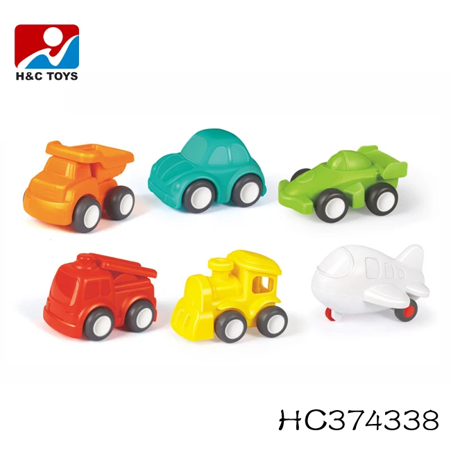Cheap Safe Material Various Design Small Plastic Toy Car Set Huile Toys