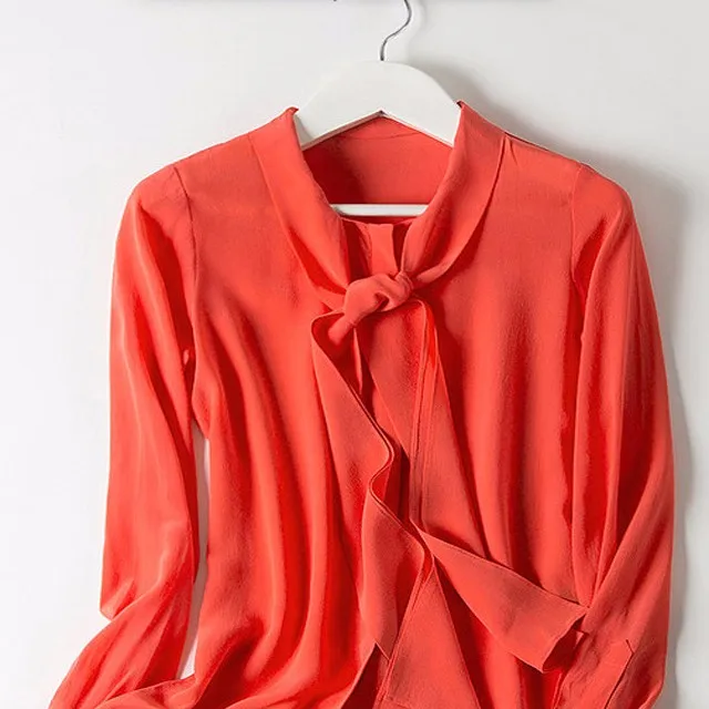 chiffon silk tops