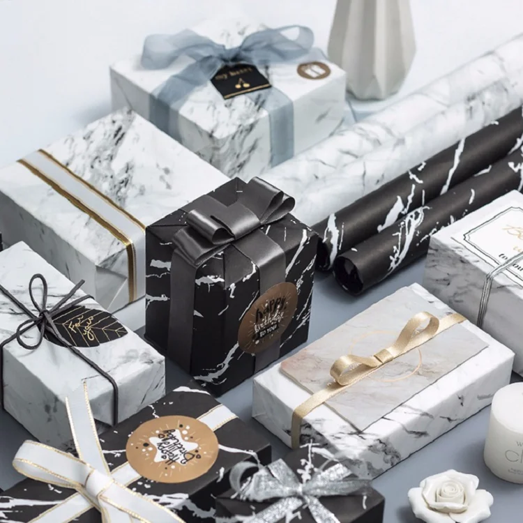 Wholesale High Quality Wrapping Paper Flower Gift Christmas Decoration