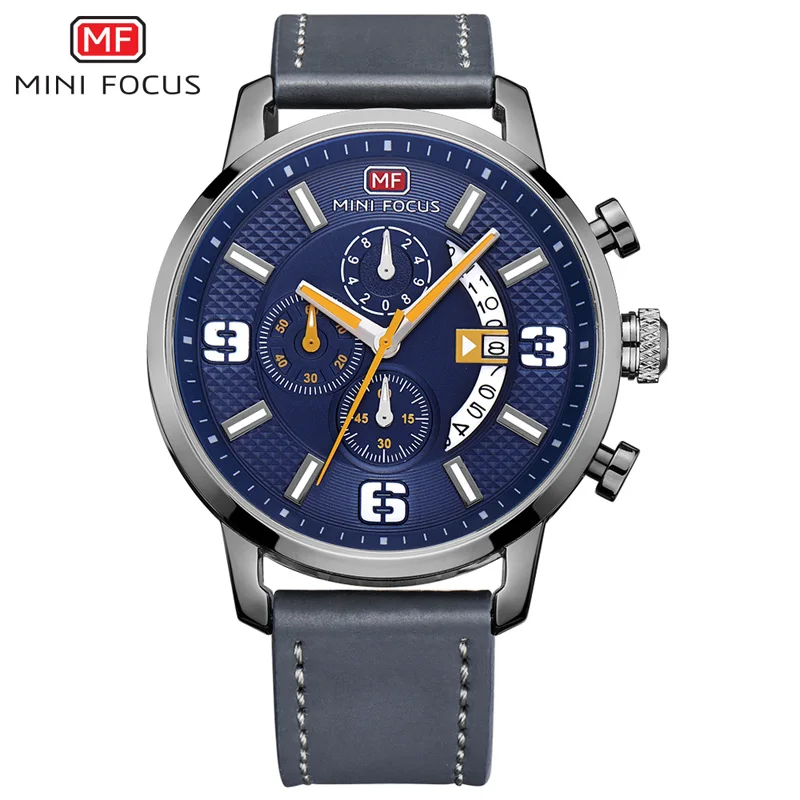 Mini Focus Brand Watches Luxury Leather 