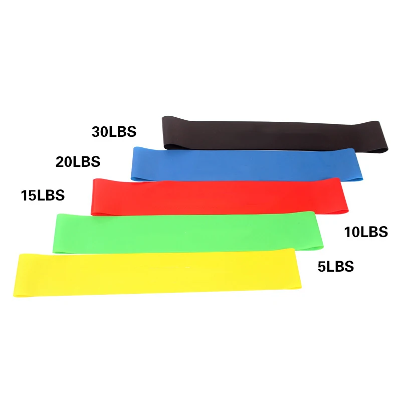 

Custom cheap natural latex strength training yoga resistance band