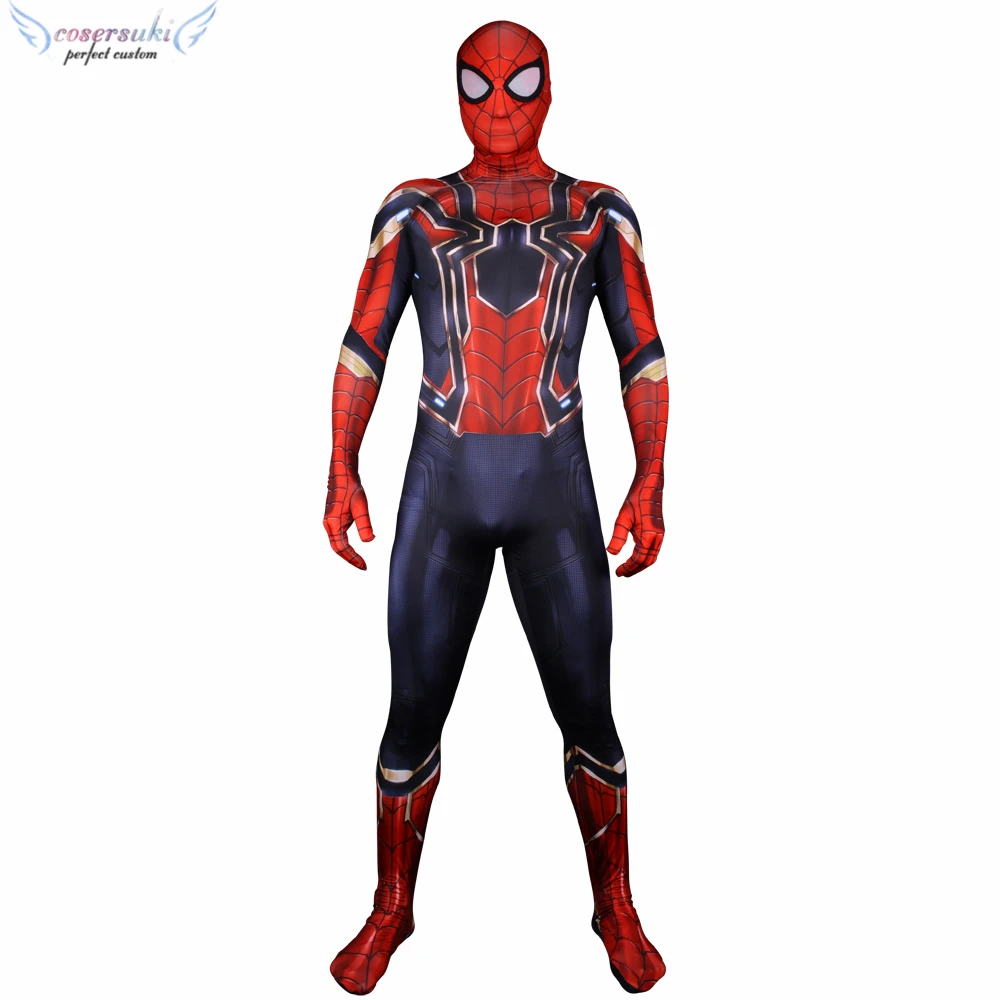 

Iron Spider-Man zentai Avengers 3 Lycra Cosplay Costume Performance Cosplay Costume Mardi Gras Carnival