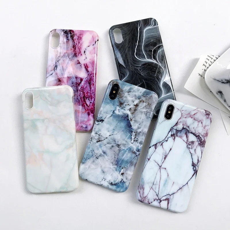 

Colorful Marble Mobile Phone Case Bags Classic Cases Soft TPU Cover for iPhone 11