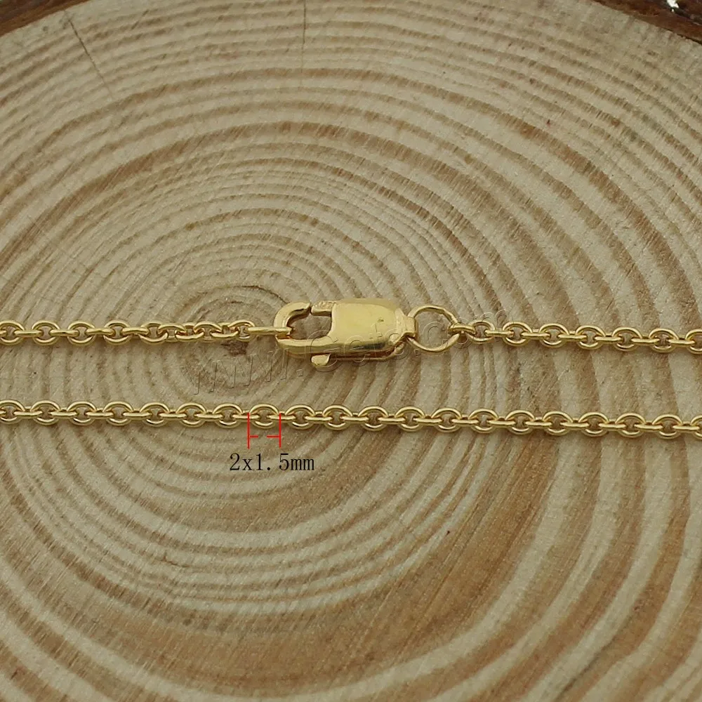 Men Gold Filled Necklace Gold Chain 