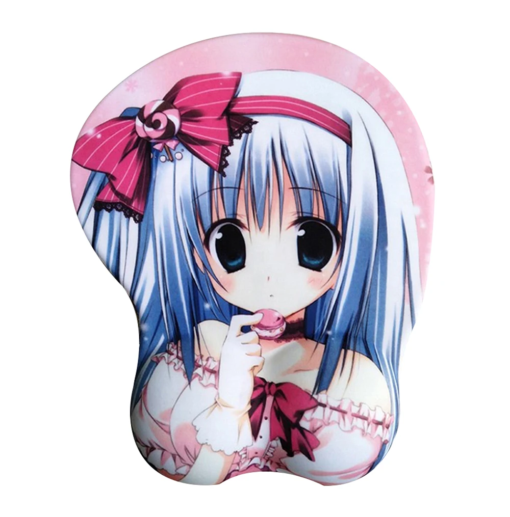 Wholesale Hot selling 3d sexy girl big breast mouse pad custom printed mouse pad