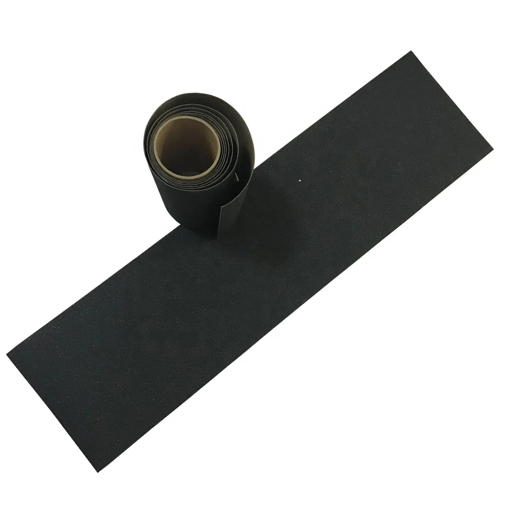 

33x9 inch Black Matte PVC Skate wholesale Longboard Skateboard Grip Tape, N/a